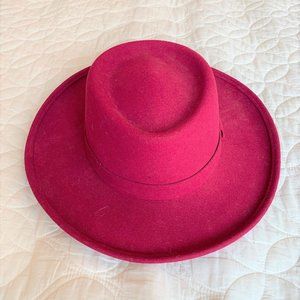 Pink Wool Felt Hat by Outback Trading Co.